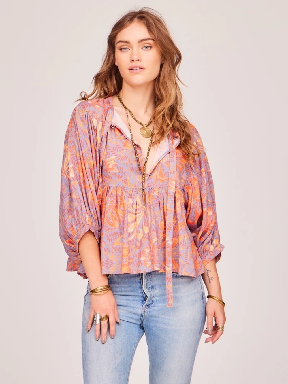 Jen’s Pirate Booty Garden Party Medellin Peasant Top